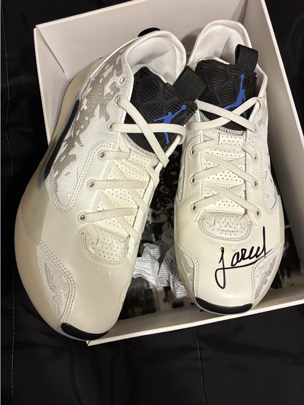 Jared McCain Autographed Jordan 39s WHITE